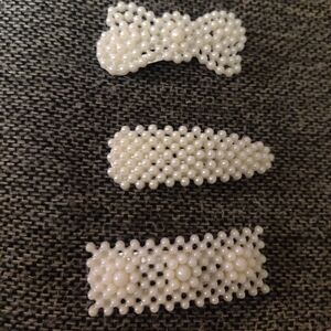 Pearl Hair Clips Set